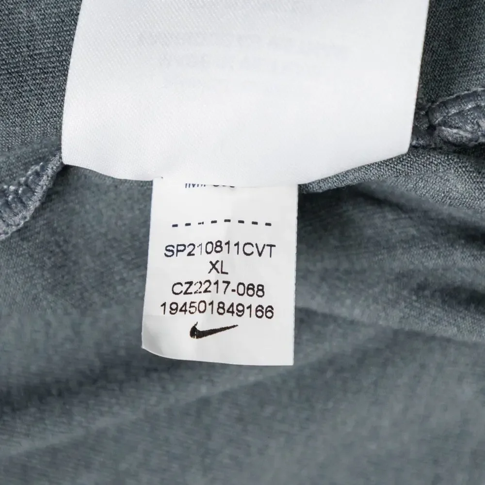 Nike Dri-Fit Full Zip Lightweight Heather Gray Hoodie Jacket Mens Size XL